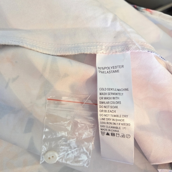 Annick Patchwork Tropical Floral Animal Print Midi Feminine Long Sleeve Dress S - Picture 13 of 13